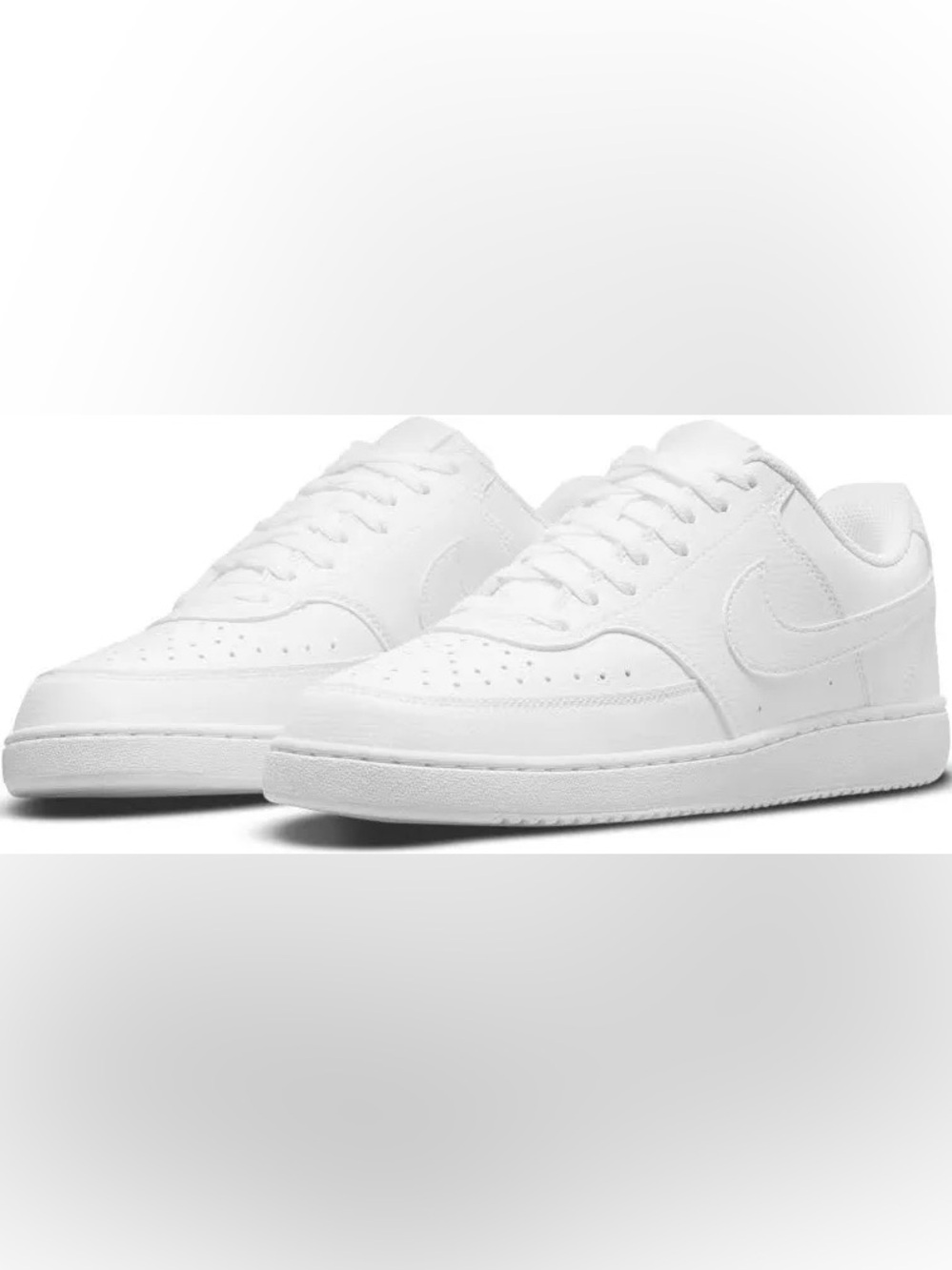 Nike Court Vision Low Next Nature Mens White Casual Sneaker Size 8.5